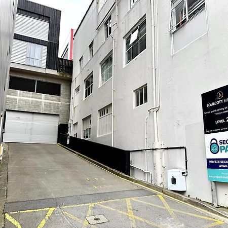 Boulcott Suites Wellington Luaran gambar The entrance to the carpark at the rear of the building