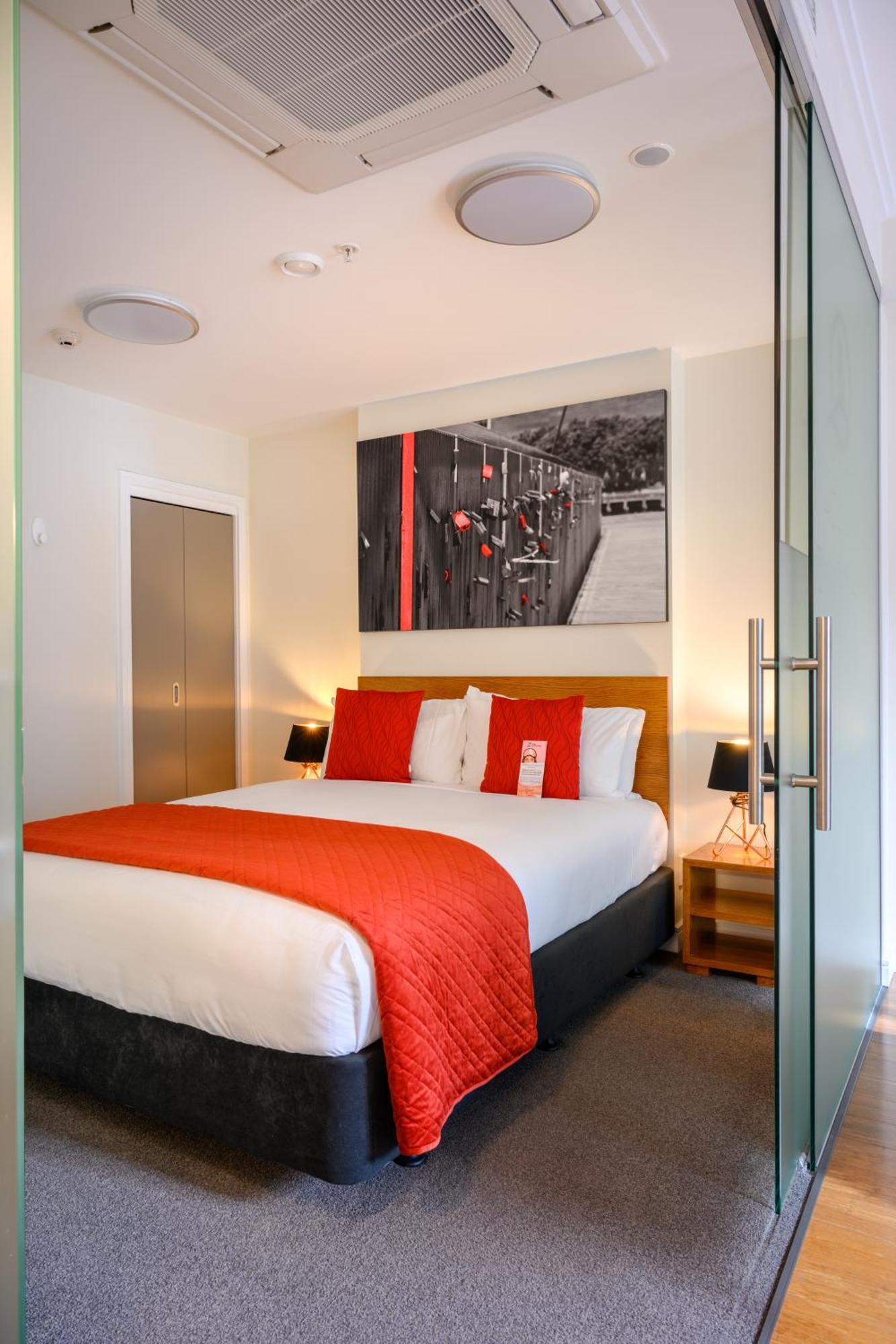 Boulcott Suites Wellington Luaran gambar A bedroom at the hotel