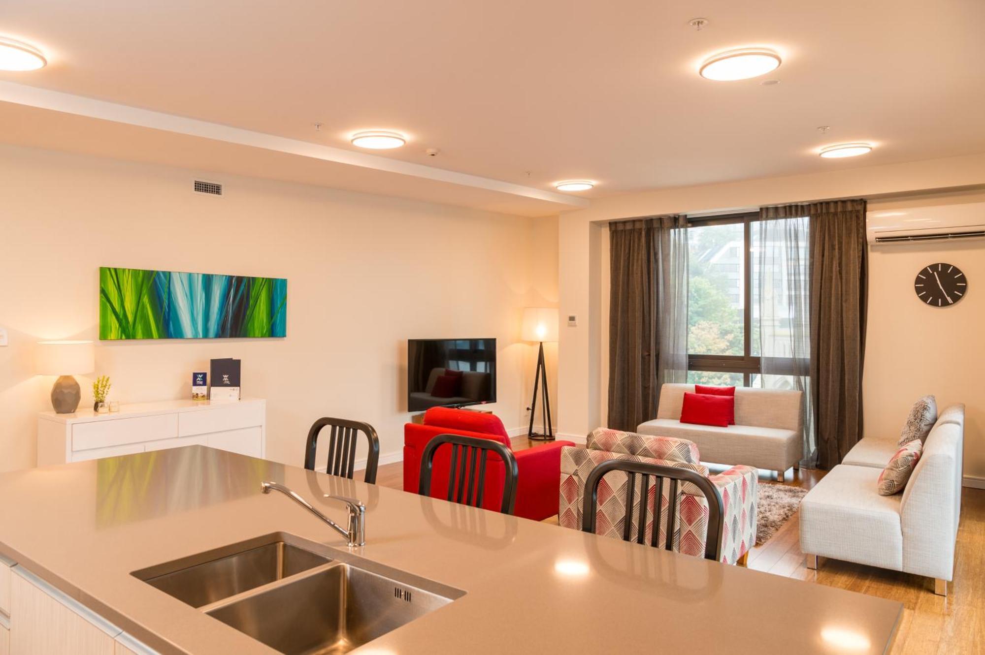 Boulcott Suites Wellington Luaran gambar A typical apartment at the Village