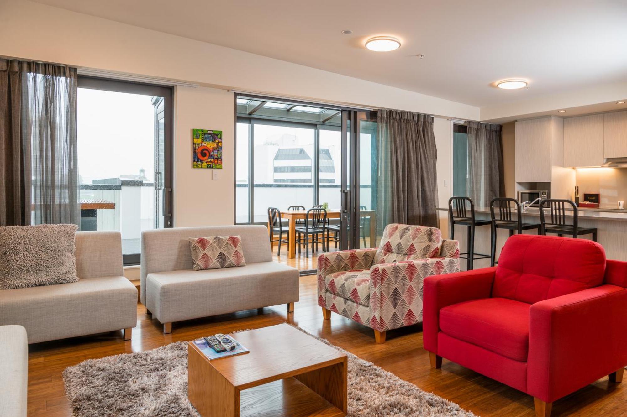 Boulcott Suites Wellington Luaran gambar A typical apartment at the University of Westminster