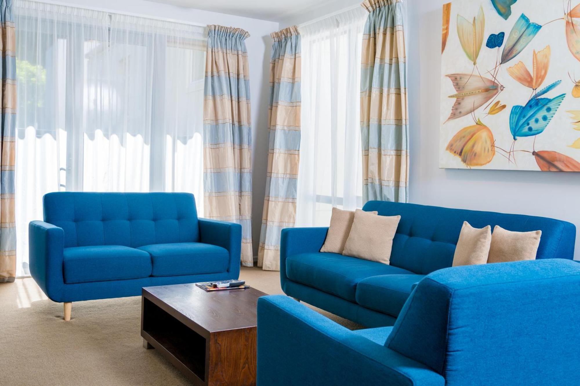 Boulcott Suites Wellington Luaran gambar A living room in a typical apartment