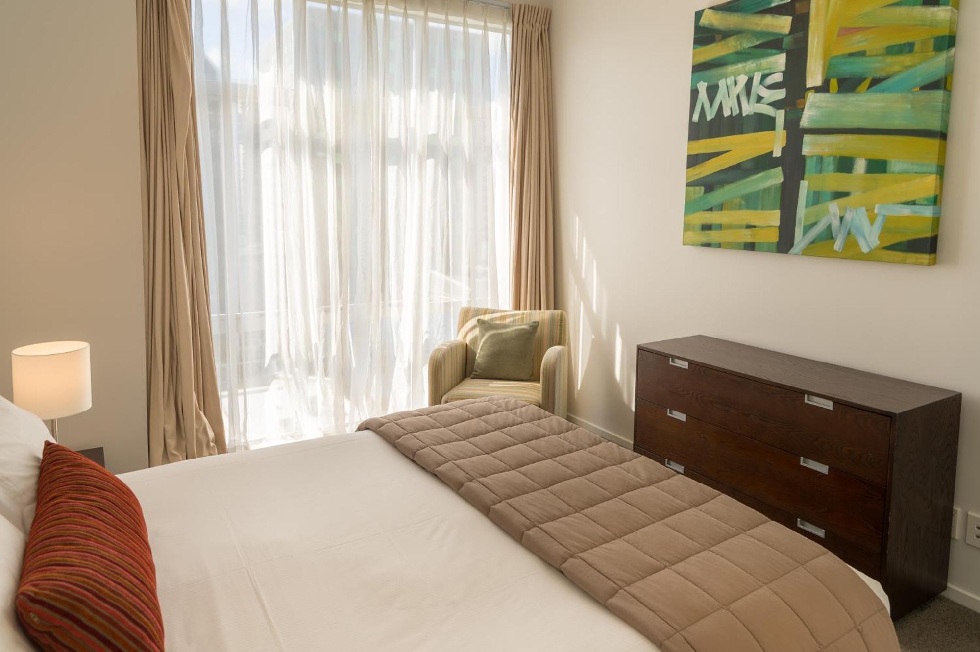 Boulcott Suites Wellington Bilik gambar A bedroom at the hotel