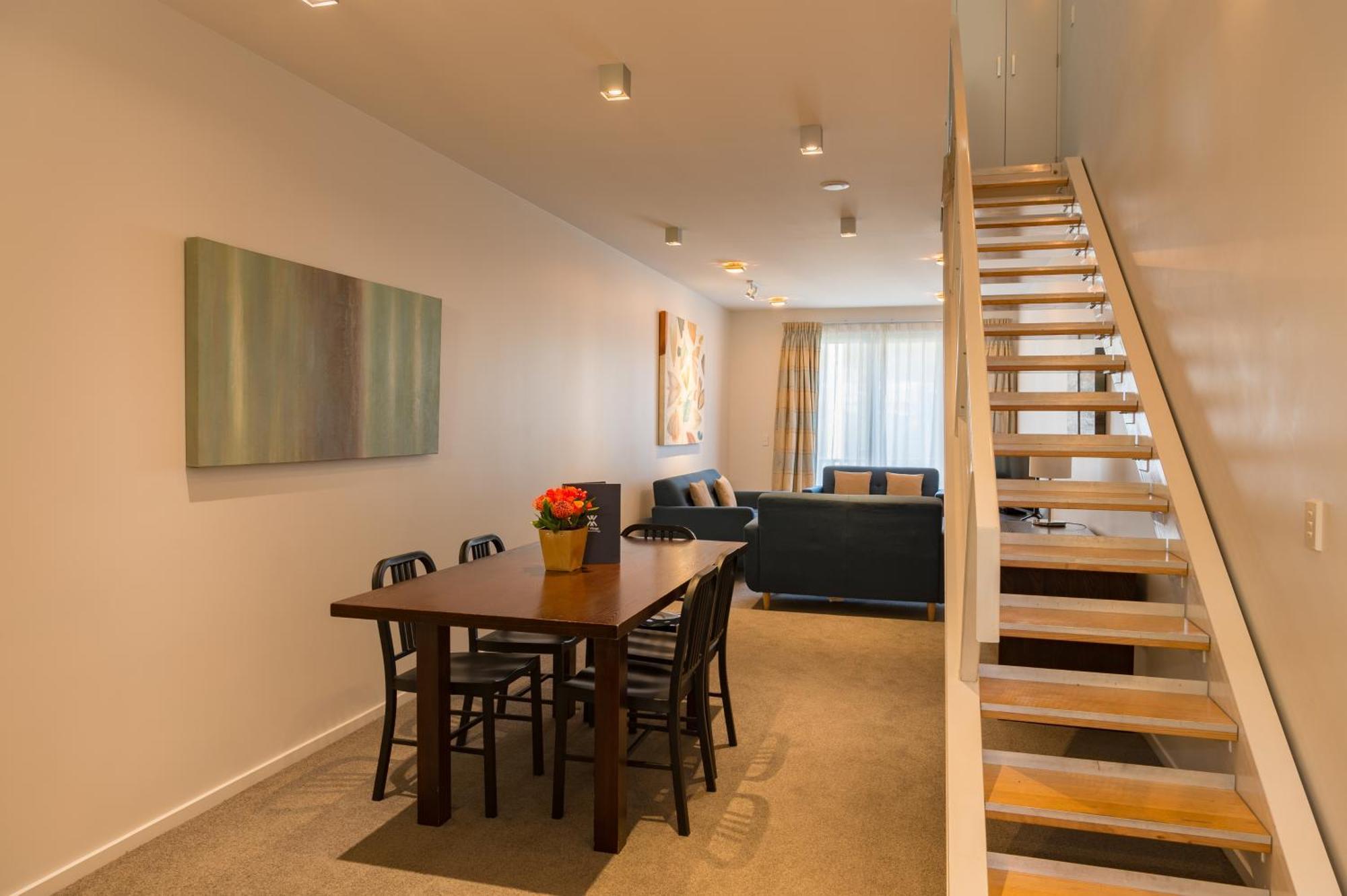 Boulcott Suites Wellington Bilik gambar A typical apartment at the Village