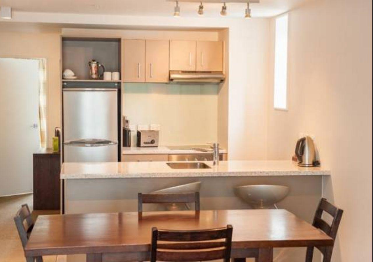 Boulcott Suites Wellington Luaran gambar A kitchen in a serviced apartment